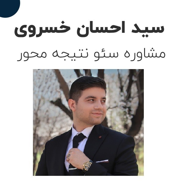درخواست مشاوره از بهترین مشاور سئو ایران: سید احسان خسروی