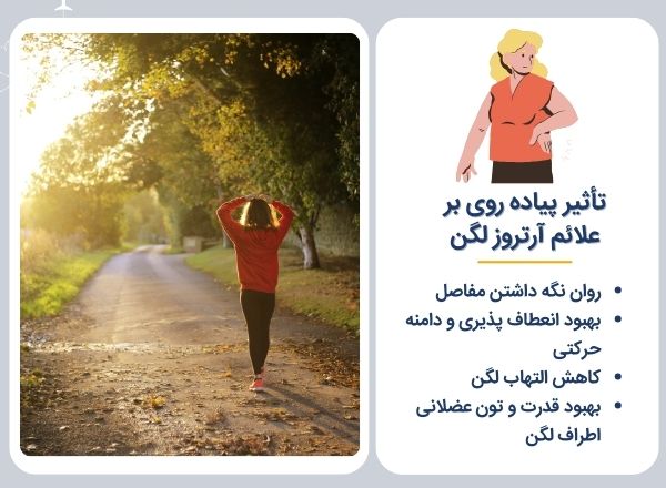 تاثیر پیاده روی بر آرتروز لگن