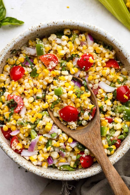 طرز تهیه سالاد ذرت ایتالیایی، سالادی رژیمی