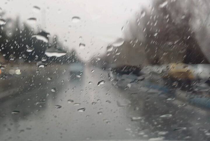 بارش باران در مشهد