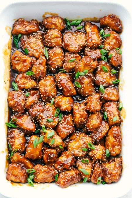 روش نگهداری و گرم کردن مرغ عسلی کنجدی
