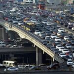 وضعیت بزرگراه‌های تهران / برخی بزرگراه‌ها پرحجم و سنگین است