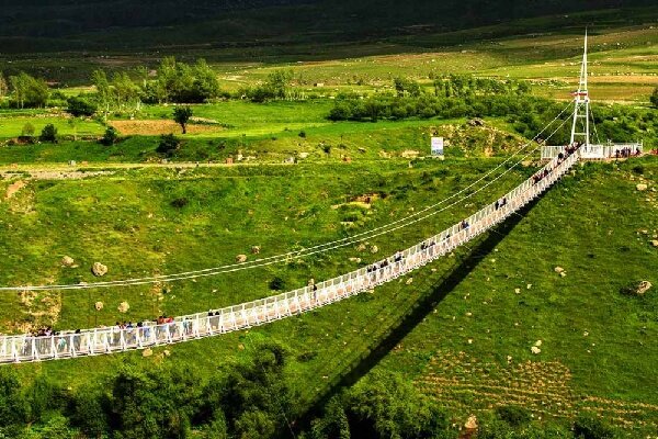 پل معلق مهریان یاسوج در انتظار تعیین حریم