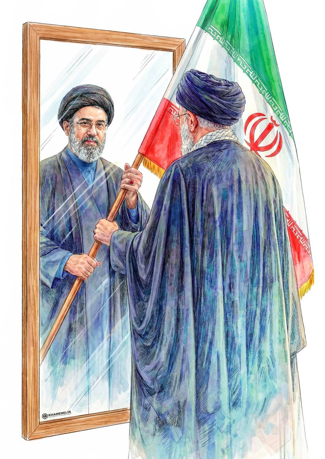 علم از دست عملدار نیفتاد