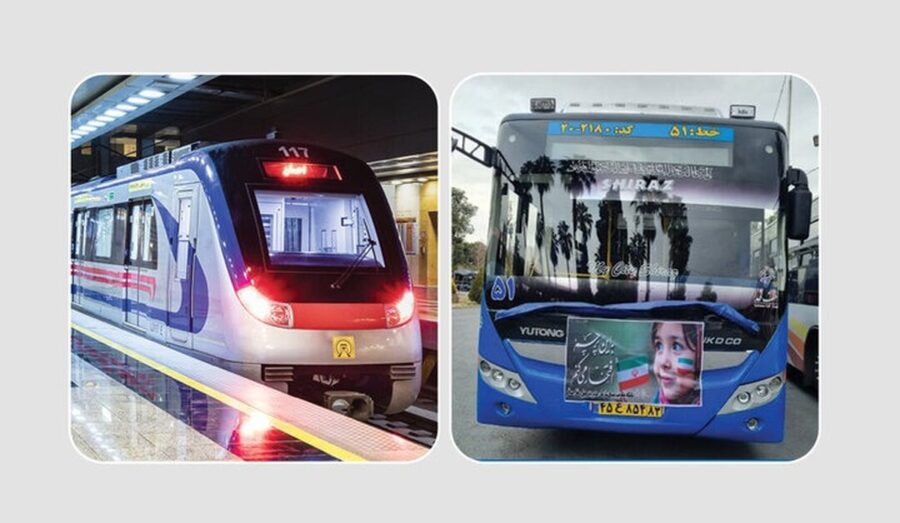 بلیت مترو و اتوبوس در تهران ریگان است