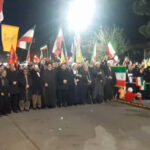 تداوم قیام شبانه مردم سلماس در حمایت از وطن