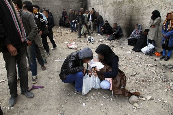 جمع آوری ۲۵ نفر معتادان متجاهر در نوشهر