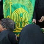 حضور خادمان حرم رضوی در منزل سردار شهید بصیر