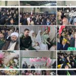 ازدواج ۲ زوج جان‌فدا در تجمع شبانه شفت