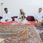 تجلیل از هنرمند پیشکسوت موسیقی و شاعر نابینای سراوانی