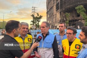 تخلیه اضطراری دو هزار نفر در آتش‌سوزی ارغوان از وقوع فاجعه جلوگیری کرد
