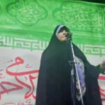 رجزخوانی «سحر امامی» در تجمع شبانه مردم رشت