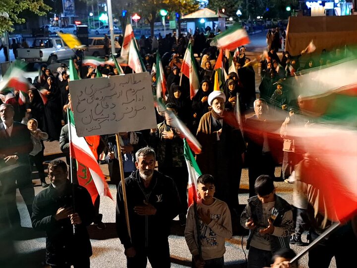 شکوه حضور ساوجی‌ها در هفتاد و چهارمین شب مقاومت و ایستادگی