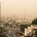 شیراز را گرد و غبار فرا می‌گیرد