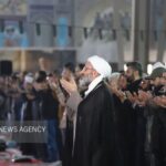 صفوف فشرده مؤمنان در دارالمرحمه؛ نمایش وحدت مسلمین در نماز عید قربان
