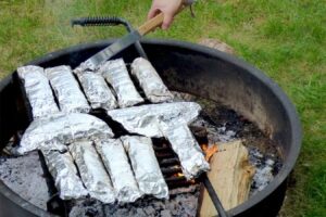 طبخ با فویل آلومینیومی در سفر