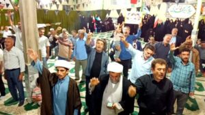 طنین فریاد «الله اکبر» در شهر ارداق