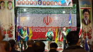 هفتاد و پنجمین تجمع شبانه مردم اهر با حضور خادمیاران رضوی