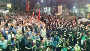 گزارش خبرنگار مهر از هشتاد و هشتمین قرار شبانه مردم آستانه
