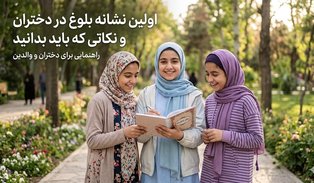 اولین نشانه بلوغ در دختران و نکاتی که باید بدانید! اولین نشانه بلوغ در دختران