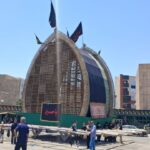آئین نخل گردانی در هیئت یزدی های مقیم ایران کوچک