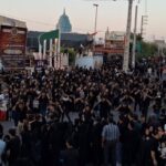 اجتماع باشکوه عاشورائیان در گناوه برگزار شد