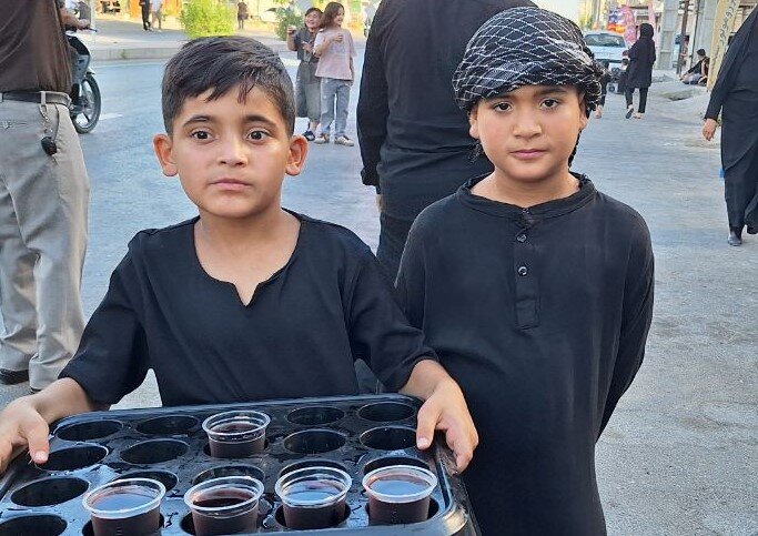 اجتماع باشکوه عاشورائیان در گناوه برگزار شد