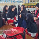 استقرار تیم‌های امدادی هلال‌احمر در مصلی امام خمینی(ره) تهران