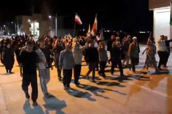 اسفرورین در قاب همدلی؛ نودوششمین شب از اجتماعات مردمی برگزار شد