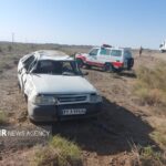امدادرسانی به ۲ سانحه رانندگی محور میامی-سبزوار؛ یک نفر جان باخت
