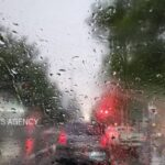 بارش شدید باران در رشت