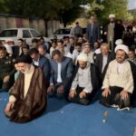برپایی نماز جماعت در مهمانی غدیر شهرکرد