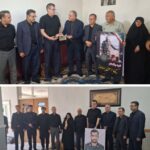 دیدار رئیس دانشگاه علوم پزشکی لرستان با خانواده شهدای جنگ رمضان