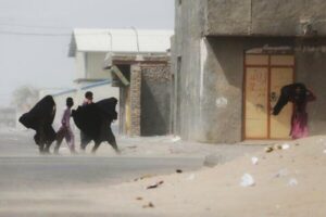 سرعت طوفان در زابل به ۱۰۱ کیلومتر بر ساعت رسید