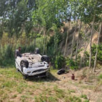 سقوط خودرو از ارتفاع در محور کیاسر ۳ مصدوم برجای گذاشت