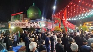 سومین مراسم اقامه عزای سیدالشهدای کربلا در آستانه اشرفیه