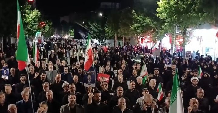 شور حسینی در اجتماع شب ۱۱۲ آوج جلوه‌گر شد