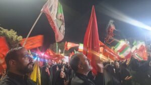 شور حسینی مردم محلات در صد و دوازدهمین اجتماع شبانه