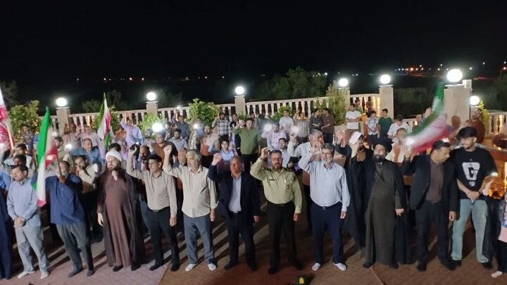 فریاد ایستادگی کوهبنانی ها در نود و هشتمین شب مقاومت ملی