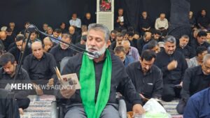 مراسم قرائت زیارت حضرت عباس (ع) در دیر برگزار شد