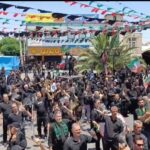 مراسم پرشور و معنوی عزاداری ظهر عاشورا در ساوه