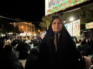 پایداری مردم چناران در یکصدمین اجتماع شبانه