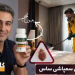 آموزش سمپاشی ساس تختخوابی با سم قوی ساس‌کش بدون تخلیه منزل