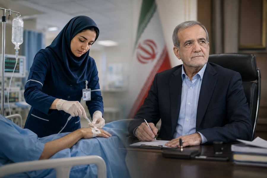 درخواست سازمان نظام پرستاری از رئیس‌جمهور برای بازنگری عدالت‌محور در نظام پرداخت به پرستاران و کارکنان سلامت
