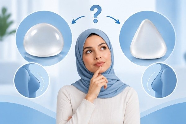 پروتز سینه گرد یا قطره اشکی