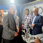 بازدید شهردار تهران و رئیس کمیسیون بهداشت مجلس از فعالیت پزشکان جهادی در میدان ونک