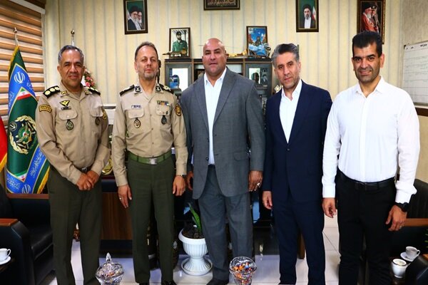 دیدار رئیس فدراسیون بدنسازی  با رئیس سازمان تربیت بدنی ارتش